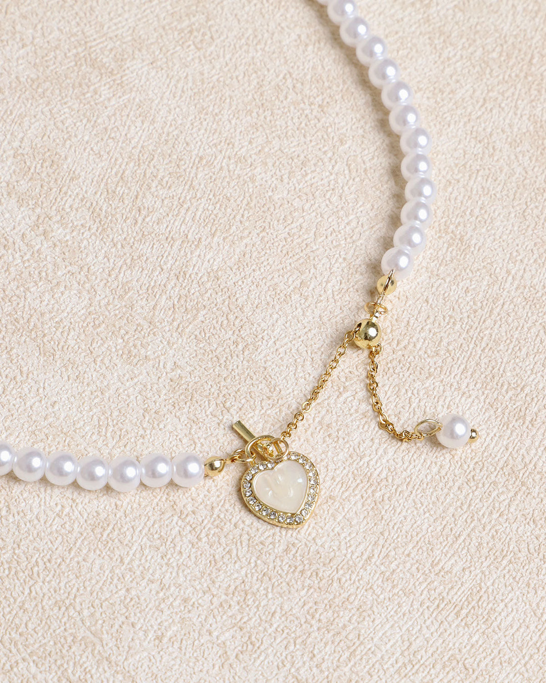 Colar de Pérolas de Liga Cintilante