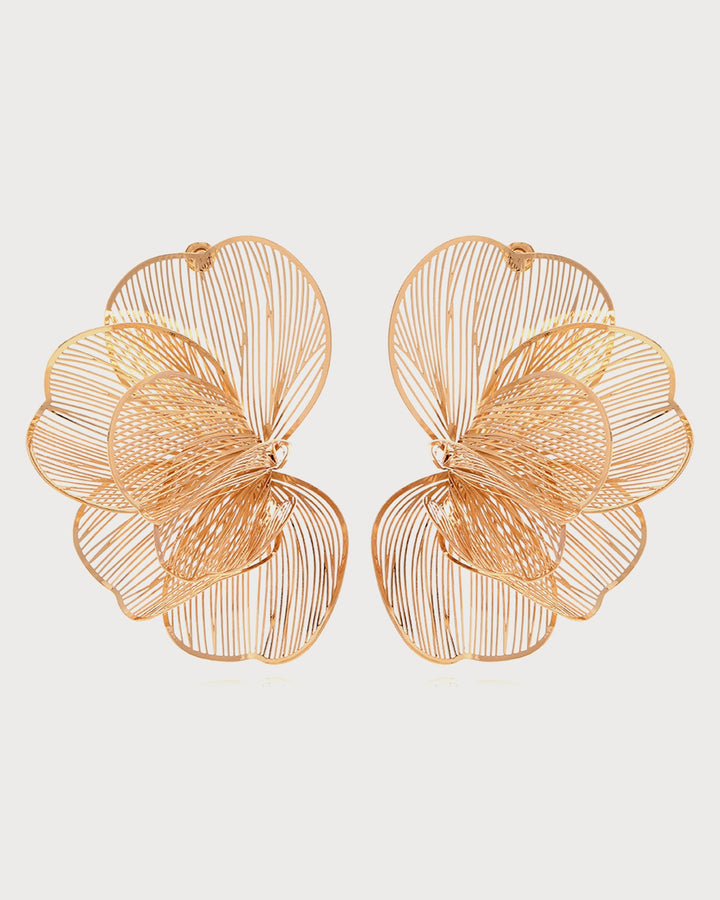 Brincos de Ouro Radiantes