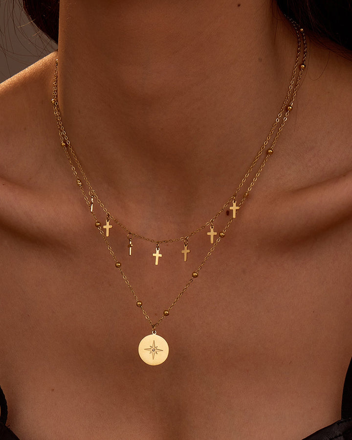 Colar de Ouro Elegante – Estilo Atemporal com Brilho Radiante