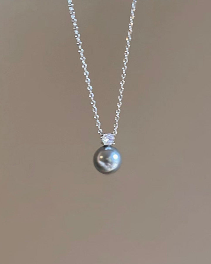 Colar de prata esterlina elegante para mulher